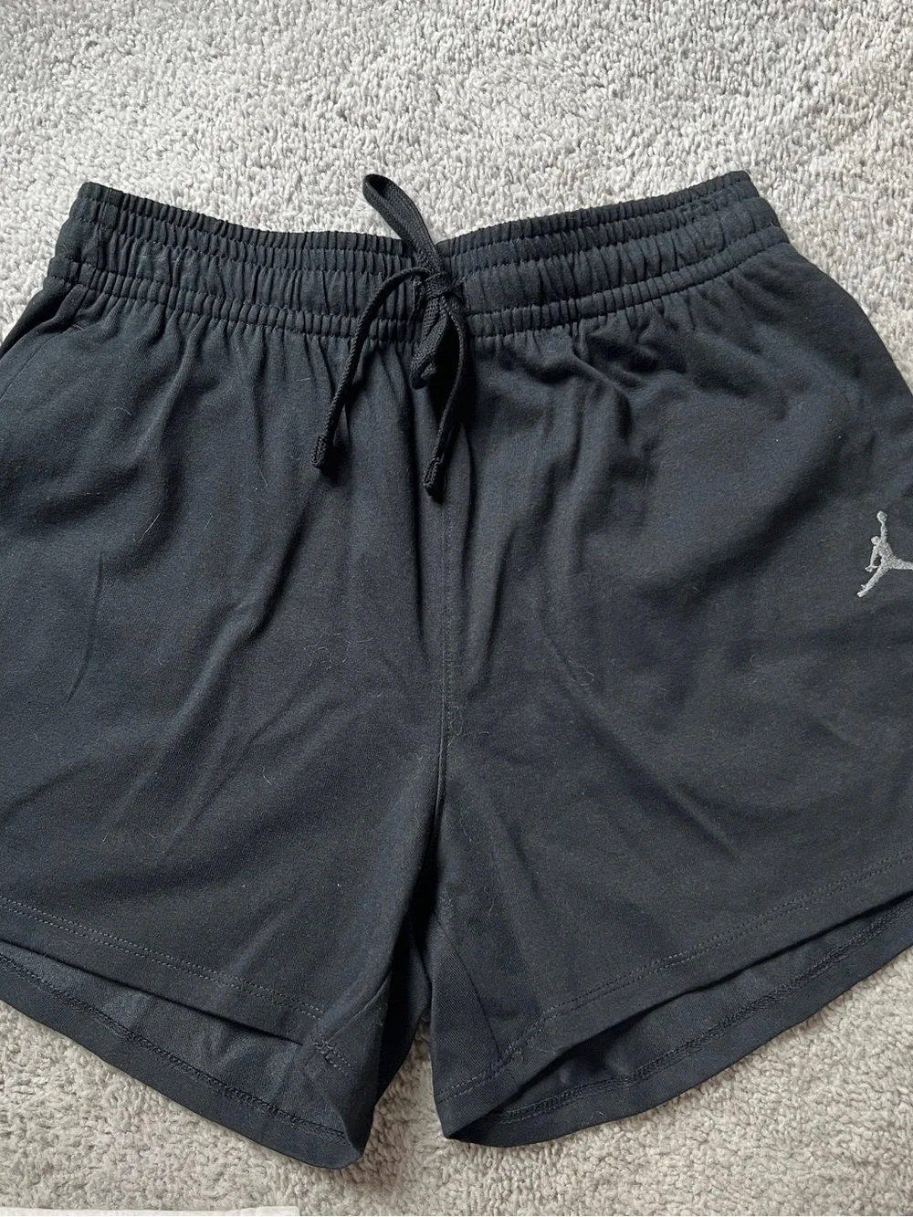 Nike Jordan Black Women's Athletic Drawstring Shorts
